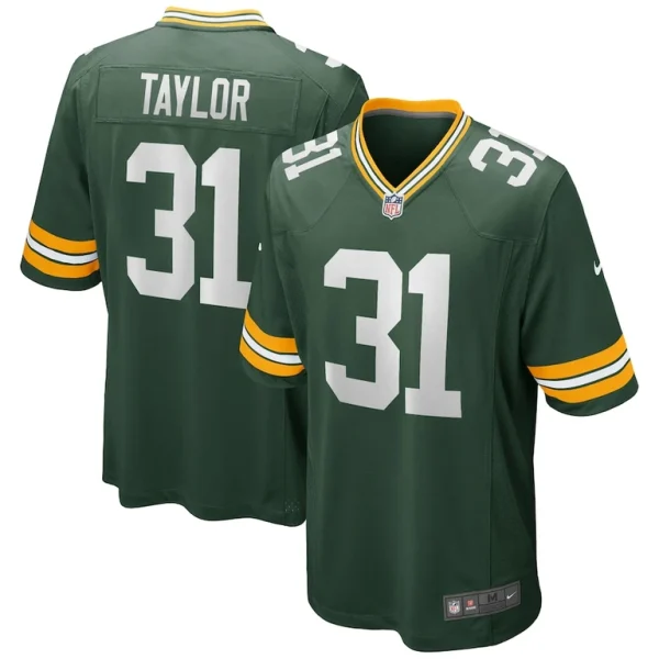 Jim taylor green bay packers nike game retired player jersey Green