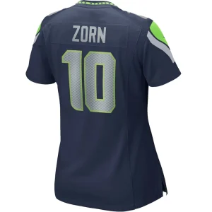Jim zorn seattle seahawks nike womens game retired player jersey College navy L