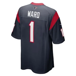 Jimmie ward houston texans nike game player jersey Navy L