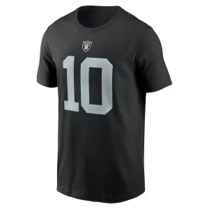 Jimmy garoppolo las vegas raiders nike player name number t shirt Black M