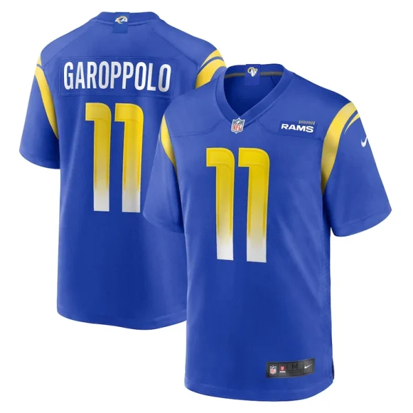 Jimmy garoppolo los angeles rams nike game jersey Royal