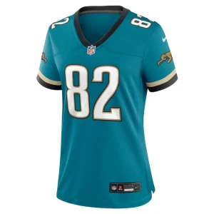 Jimmy smith jacksonville jaguars nike womens prowler throwback retired player game jersey Teal M