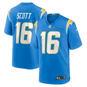 Jk scott los angeles chargers nike game jersey Powder blue