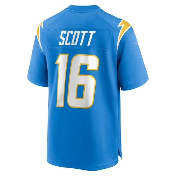 Jk scott los angeles chargers nike game jersey Powder blue L