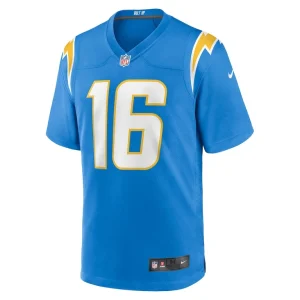 Jk scott los angeles chargers nike game jersey Powder blue M