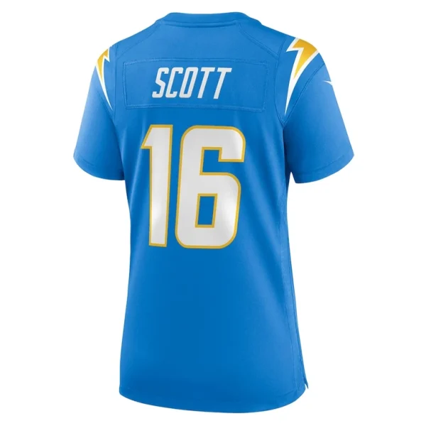 Jk scott los angeles chargers nike womens game jersey Powder blue L