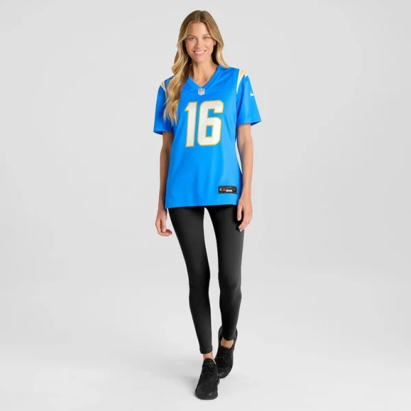 Jk scott los angeles chargers nike womens game jersey Powder blue XL