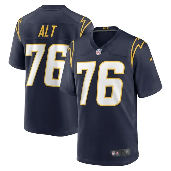 Joe alt los angeles chargers nike player game jersey Navy