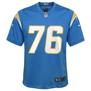 Joe alt los angeles chargers nike youth player game jersey Powder blue Yth M
