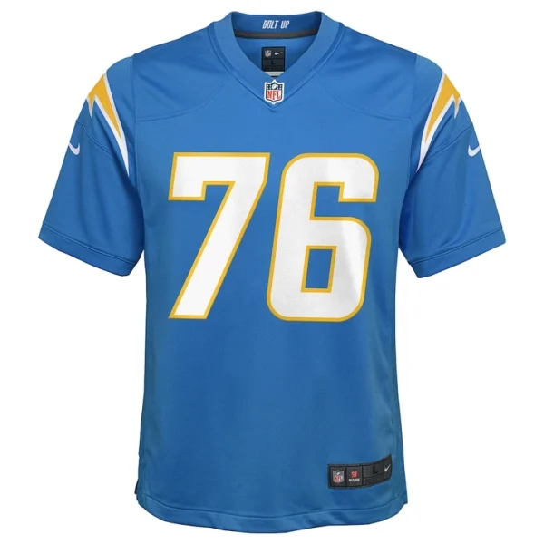Joe alt los angeles chargers nike youth player game jersey Powder blue Yth M