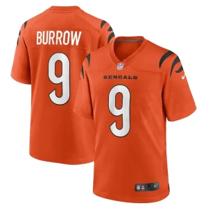 Joe burrow cincinnati bengals nike game jersey Orange