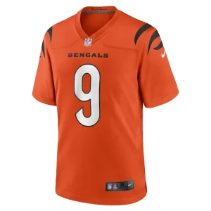 Joe burrow cincinnati bengals nike game jersey Orange M