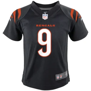 Joe burrow cincinnati bengals nike infant game jersey Black 18 MO