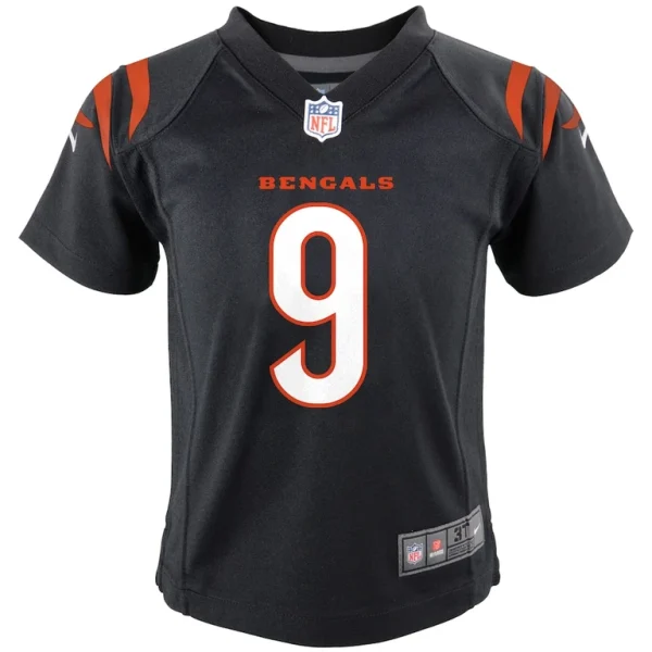 Joe burrow cincinnati bengals nike infant game jersey Black 18 MO