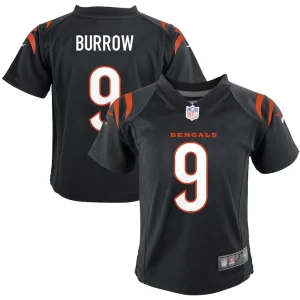 Joe burrow cincinnati bengals nike infant game jersey Black