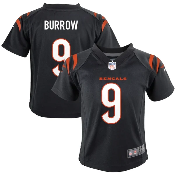 Joe burrow cincinnati bengals nike infant game jersey Black