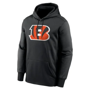 Joe burrow cincinnati bengals nike player name number performance pullover hoodie Black M