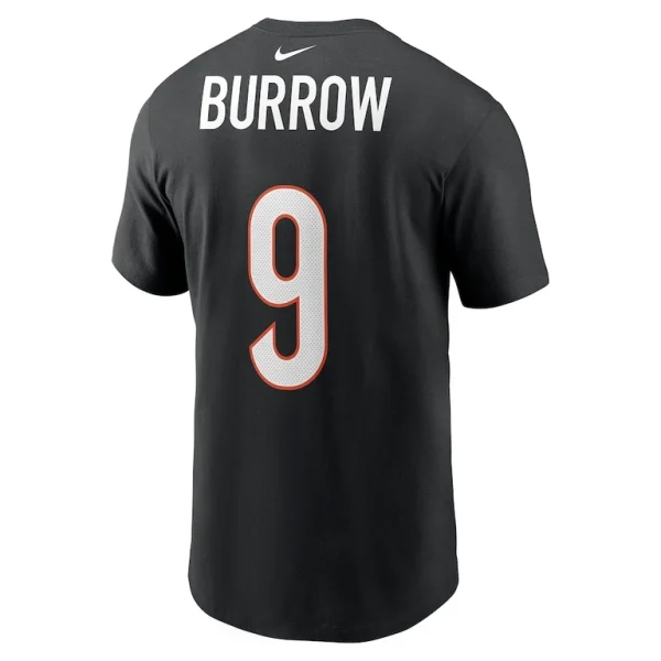 Joe burrow cincinnati bengals nike player name number t shirt Black L