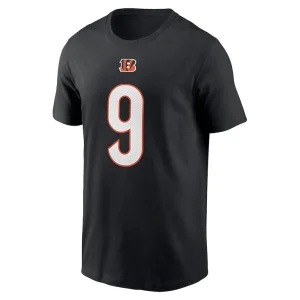 Joe burrow cincinnati bengals nike player name number t shirt Black M