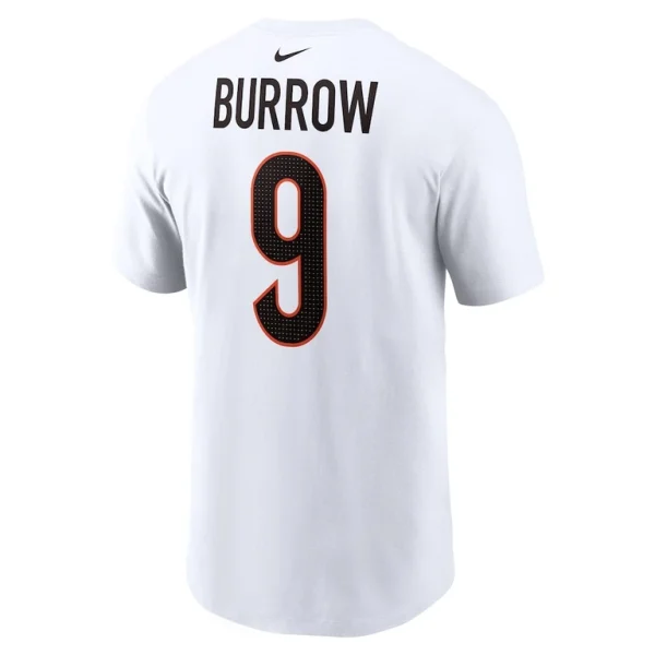 Joe burrow cincinnati bengals nike player name number t shirt White L