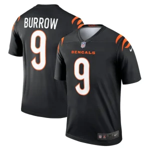Joe burrow cincinnati bengals nike team legend player performance top Black