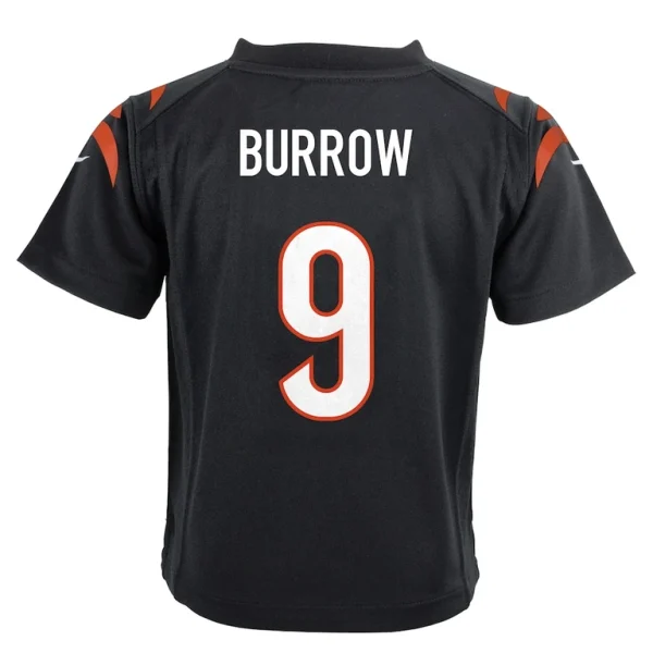 Joe burrow cincinnati bengals nike toddler game jersey Black 4T
