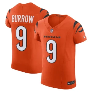 Joe burrow cincinnati bengals nike vapor f.u.s.e. elite jersey Orange
