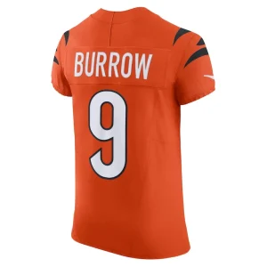Joe burrow cincinnati bengals nike vapor f.u.s.e. elite jersey Orange 48