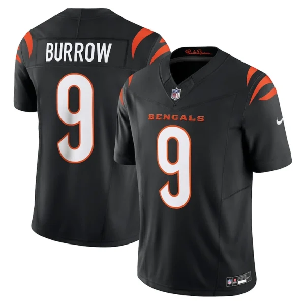 Joe burrow cincinnati bengals nike vapor f.u.s.e. limited jersey Black