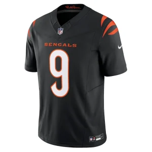 Joe burrow cincinnati bengals nike vapor f.u.s.e. limited jersey Black M