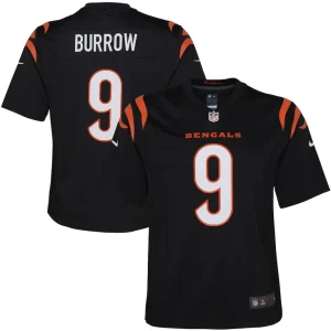 Joe burrow cincinnati bengals nike youth game jersey Black