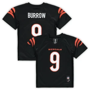 Joe burrow cincinnati bengals preschool replica player jersey Black
