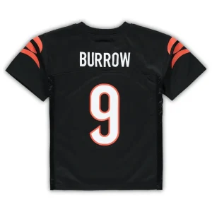 Joe burrow cincinnati bengals preschool replica player jersey Black 7