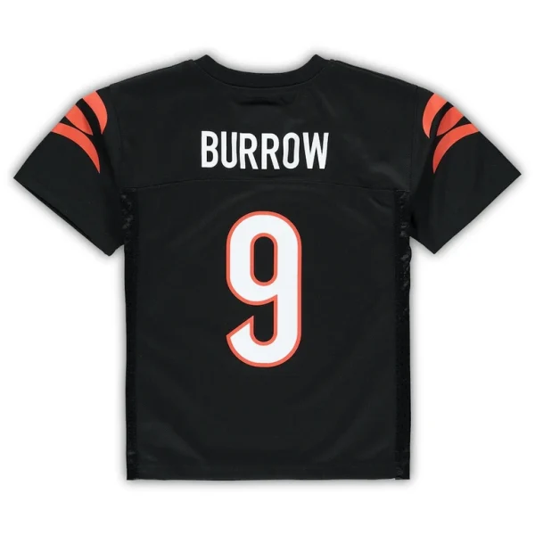 Joe burrow cincinnati bengals preschool replica player jersey Black 7