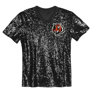 Joe burrow cincinnati bengals womens player name number v neck fashion jersey Black M