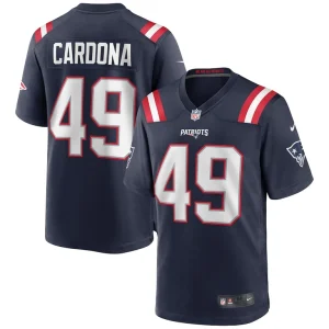 Joe cardona new england patriots nike game jersey Navy