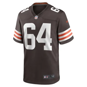 Joe delamielleure cleveland browns nike game retired player jersey Brown M