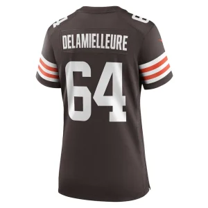 Joe delamielleure cleveland browns nike womens game retired player jersey Brown L