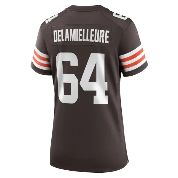 Joe delamielleure cleveland browns nike womens game retired player jersey Brown L