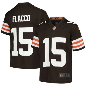 Joe flacco cleveland browns nike youth game jersey Brown