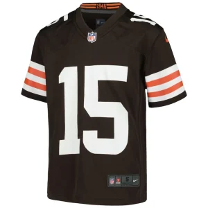 Joe flacco cleveland browns nike youth game jersey Brown Yth M