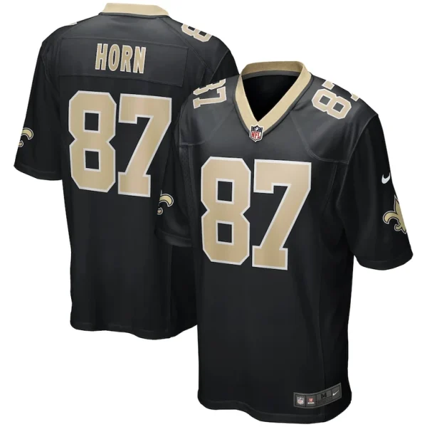 Joe horn new orleans saints nike game retired player jersey Black