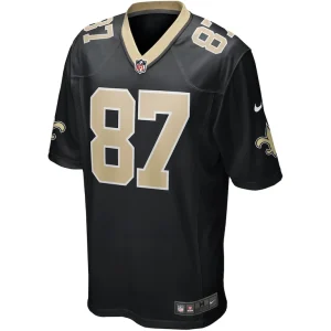 Joe horn new orleans saints nike game retired player jersey Black M