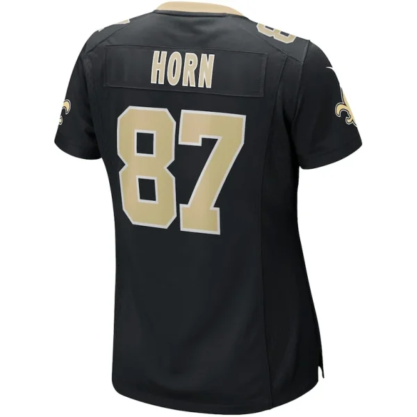 Joe horn new orleans saints nike womens game retired player jersey Black L