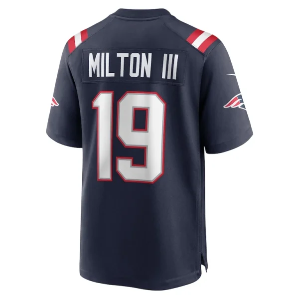 Joe milton iii new england patriots nike game jersey Navy L