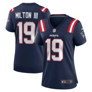 Joe milton iii new england patriots nike womens game jersey Navy