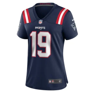 Joe milton iii new england patriots nike womens game jersey Navy M