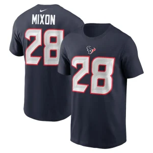 Joe mixon houston texans nike player name number t shirt Navy