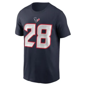 Joe mixon houston texans nike player name number t shirt Navy M