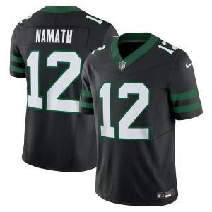 Joe namath new york jets nike alternate vapor f.u.s.e. limited jersey Legacy black